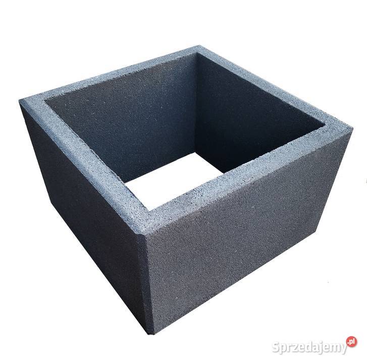 Donice betonowe 50x50x30h gazony ogrodowe Stoczek