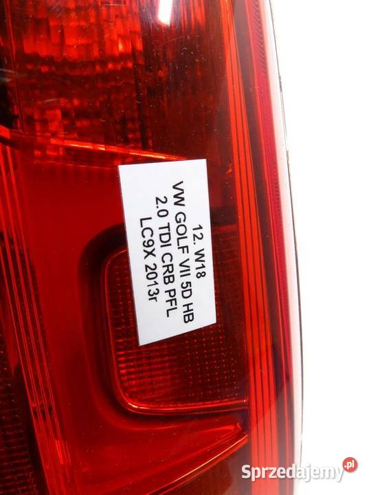 LAMPA PRAWY TYŁ PRAWA W KLAPĘ 5G0945094AD VW