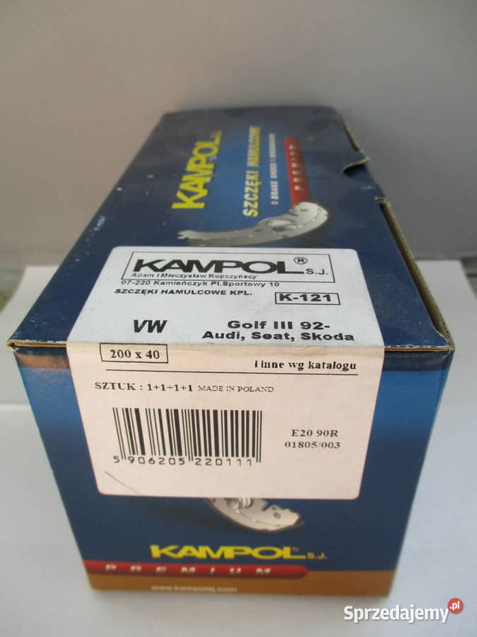 Szczęki hamulcowe VW Golf III Seat AudiSkoda