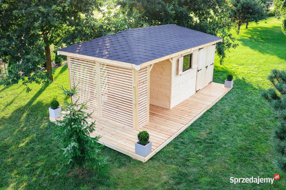 Domek narzędziowy 25x5 Domek Drewutnia Vicenza z śląskie