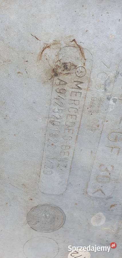 ACTROS MP3 OSŁONA MIĘDZYOSIOWA SPOILER BOCZNY ciężarowe Bieleń