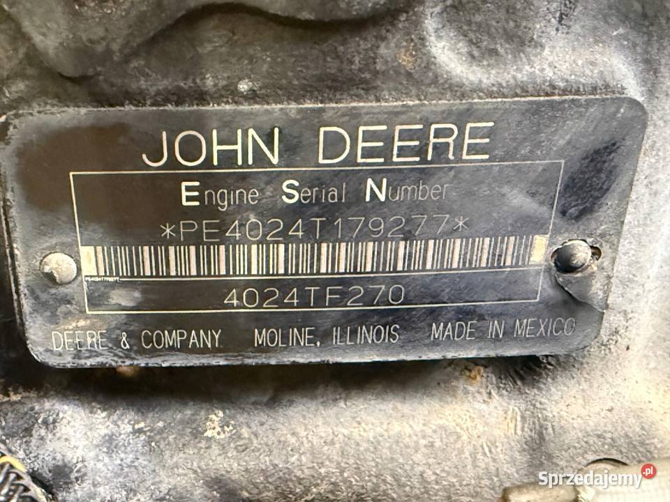 SILNIK 4024TF270 John Deere 24 Turbo 66 osobowe