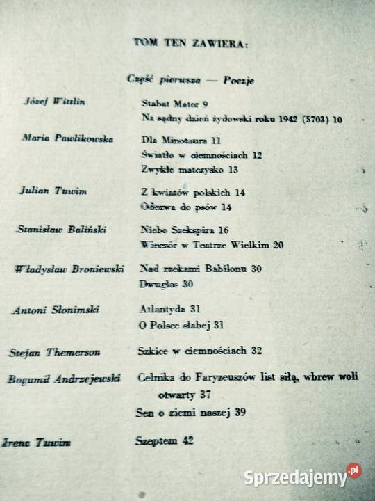 Unikatowe książki Literatura na Emigracji Warszawa