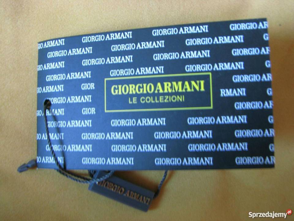 Giorgio Armani skórzany pasek klamra automat Gubin