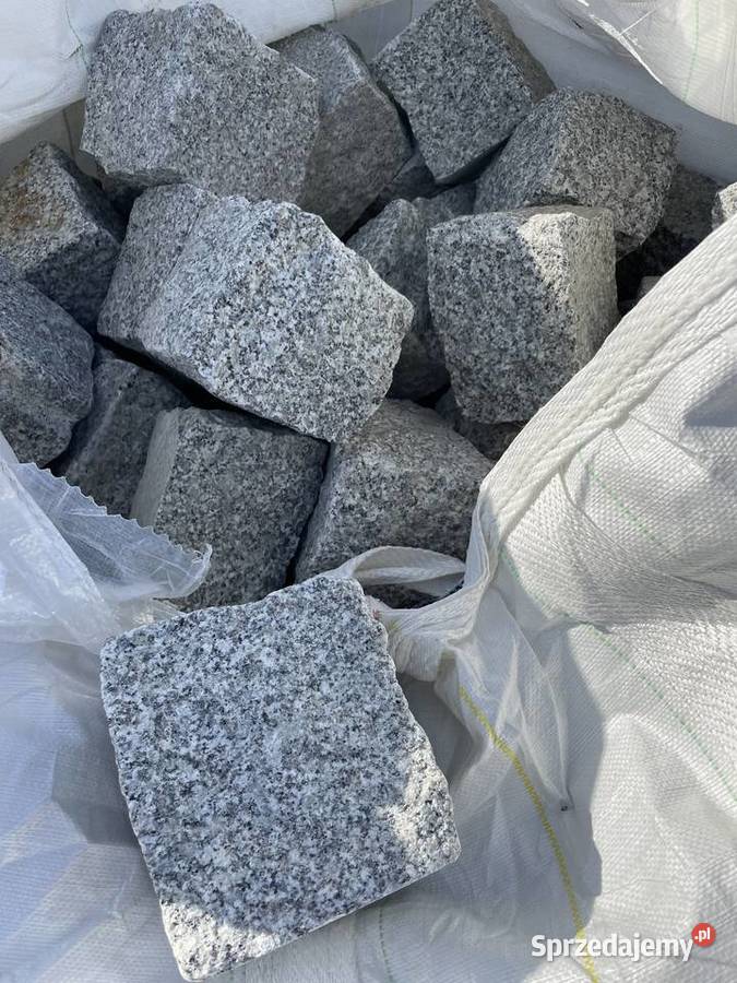 KOSTKA GRANITOWA 15X17 Brukowa Szary Granit Grys Wołomin