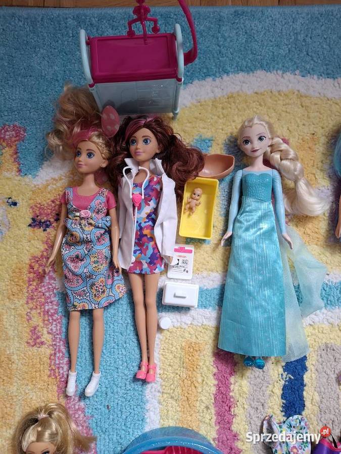 Zestaw lalek Barbie z akcesoriami dolnośląskie Wrocław sprzedam