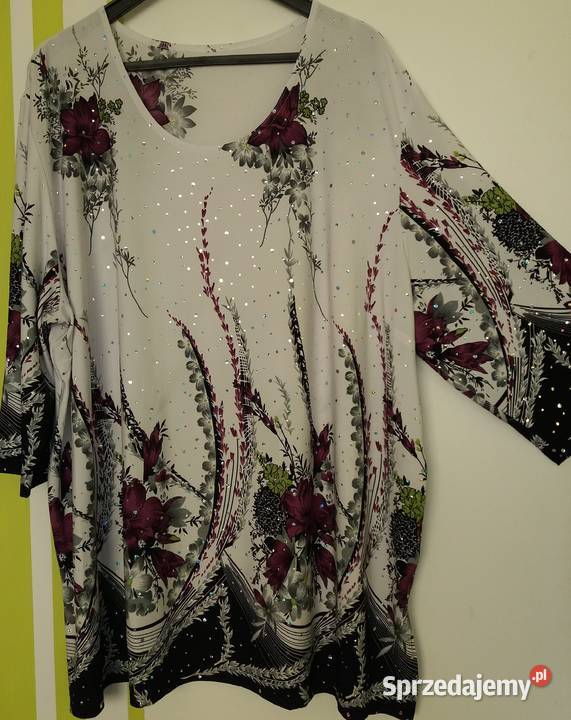 XXXL Elegancka nowa tunika bluzka Butik Bluzki i koszule