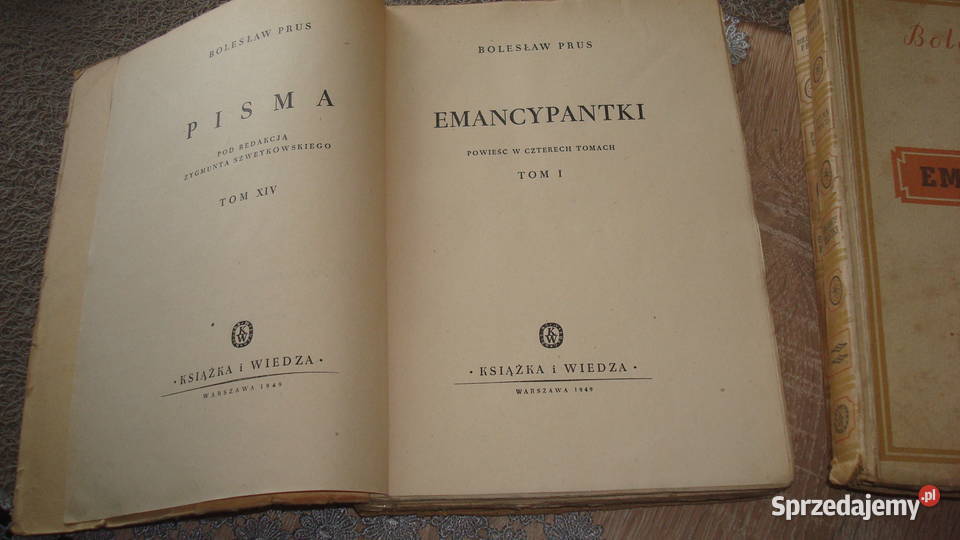 Emancypantki 3 tomy Prus js