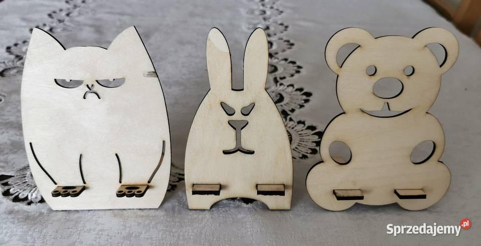 Stojak podstawka pod telefon różne wzory możliwa Jankowice