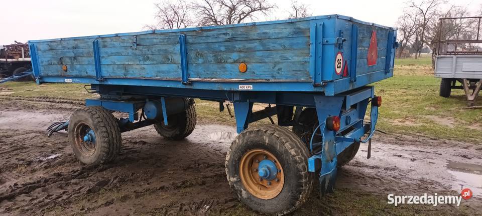 Przyczepa wywrotka 8 ton BSS Brandys nieuszkodzony Krasik