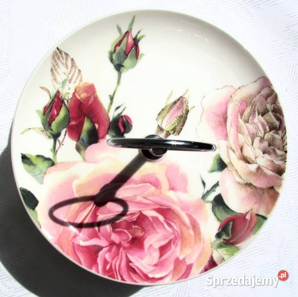 Piękna etażerka RÓŻE IHR porcelana kostna Koszalin sprzedam