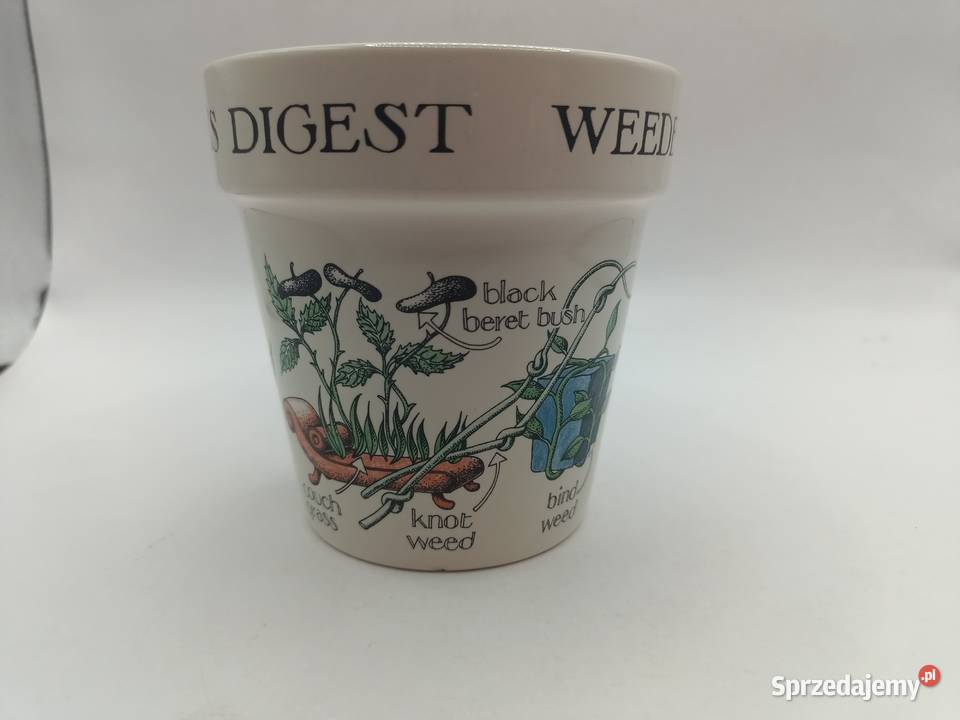 Doniczka osłonka na zioła w kształcie kubka lubelskie Zamość