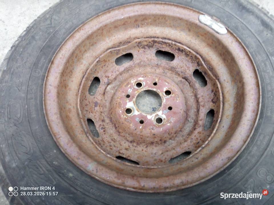 Fiat 125p stare koło felga Polonez FSO auto Samochodowe