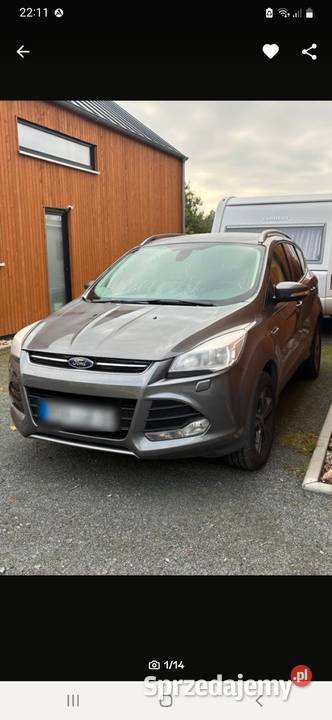 Ford Kuga 4x4 2014 r 20 TDCI 163 Skóra Navi wspomaganie kierownicy Jelenia Góra