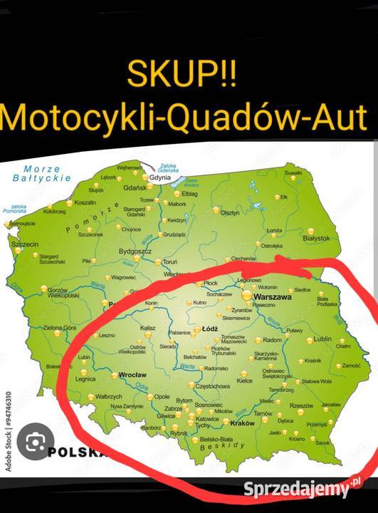 Skup Kupimy Motocykl Quad Enduro Cross Ciągnik Stopnica