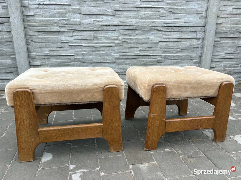 Taboret ze stopniami dębowy solidny i Ostrów Wielkopolski
