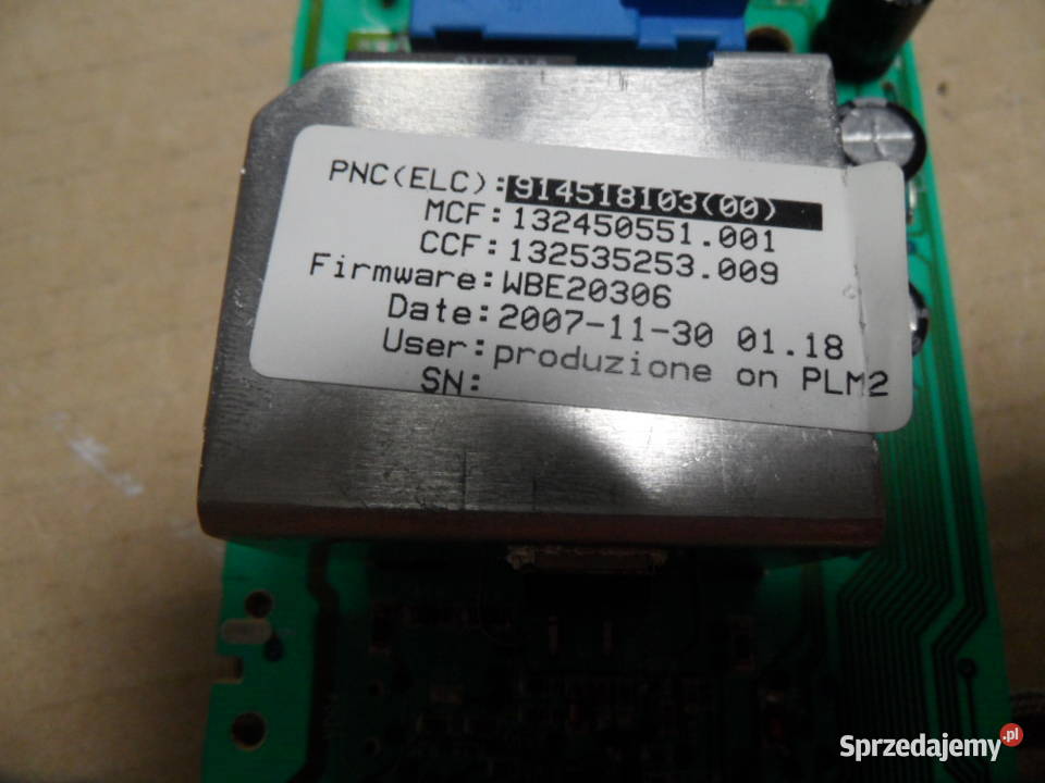 programator pralki electrolux EWS10410W Radlin