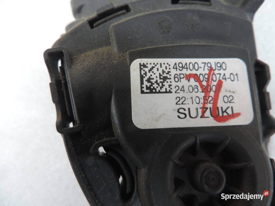 PEDAŁ GAZU SUZUKI SX4 SEDICI 16 16V 4940079j90 Nowy Sącz