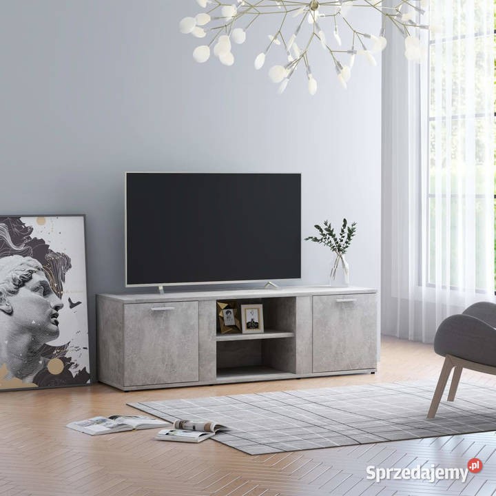 Szafka pod telewizor szarość betonu 120x34x37 RTV sprzedam