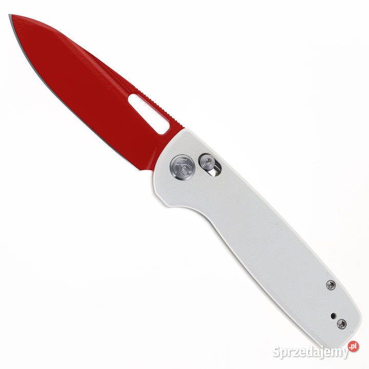Nóż składany Kubey Bluff White G10 Red14C28N by mazowieckie Warszawa
