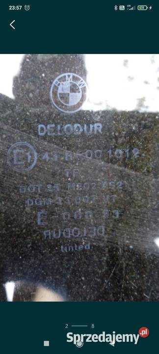 Bmw e24 szyby karoseryjne oprócz przedniej warmińsko-mazurskie Olsztyn