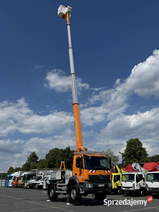 Mercedes Atego 718 E6 4x4 Zwyżka PALFINGER P210 Widełki sprzedam