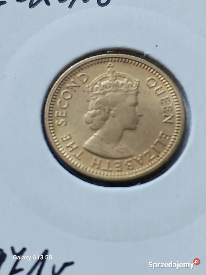5 Centów Hong Kong 1971 r Mennicze Konin