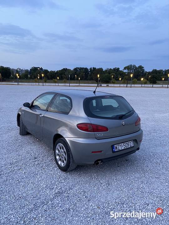 Alfa Romeo 147 19 jtdm 150 alkantara nieuszkodzony mazowieckie Żyrardów
