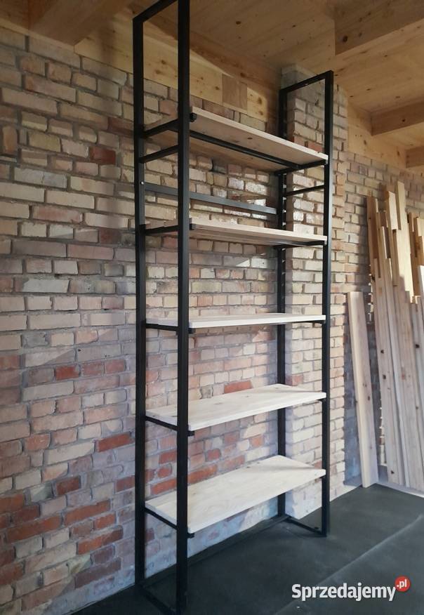 Regulowany regał loft industrial klejonka Gorlice sprzedam