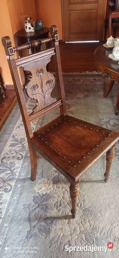 Piękne drewniane krzesło
Eklektyk Wytłaczane Gdańsk