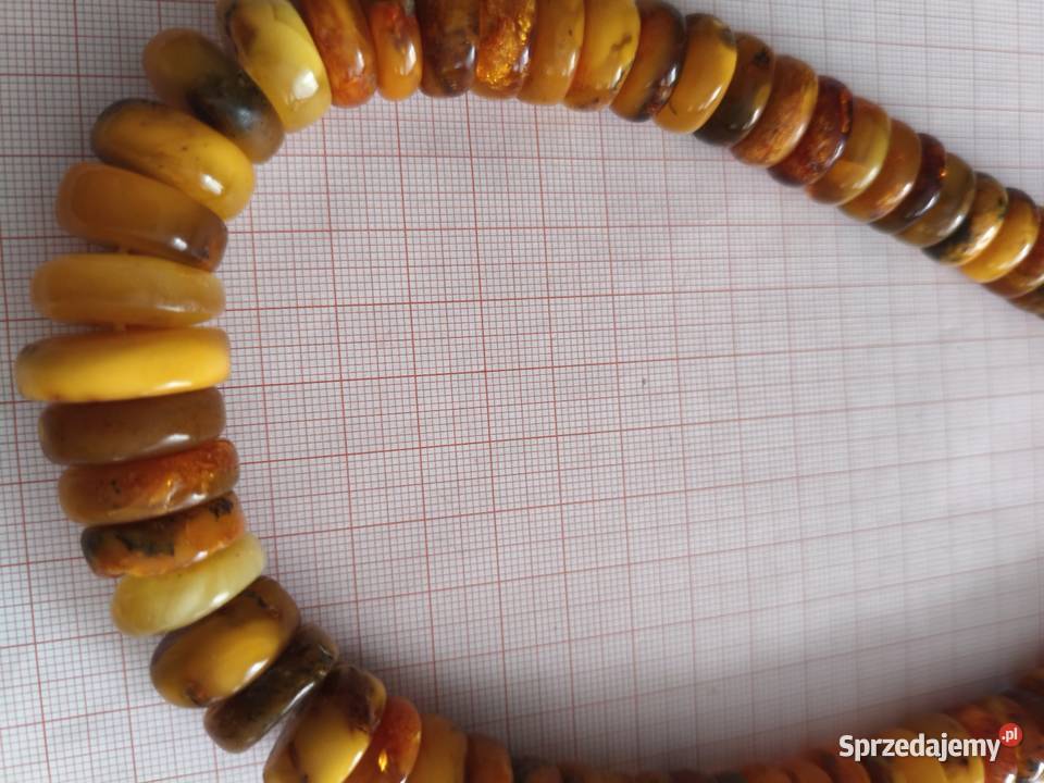 Naszyjnik Bursztyn Vintage