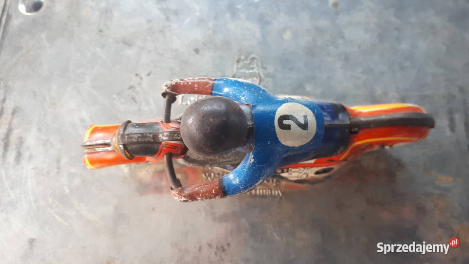 Motor blaszany zabawka z PRL Gliwice