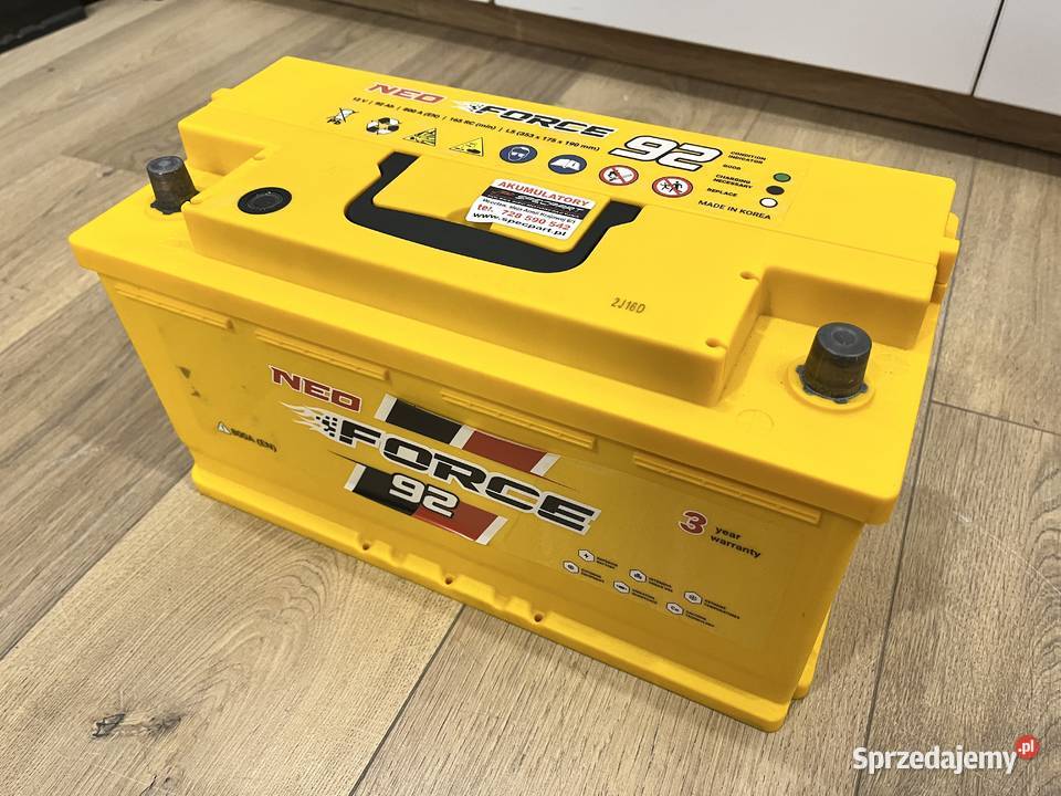 AKUMULATOR ROZRUCHOWY 12V NEO FORCE 92AH dolnośląskie Wrocław