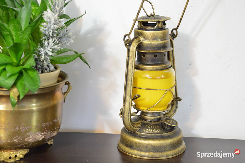 metalowa LAMPA NAFTOWA niemiecka ogrodowa Jastrzębie-Zdrój sprzedam