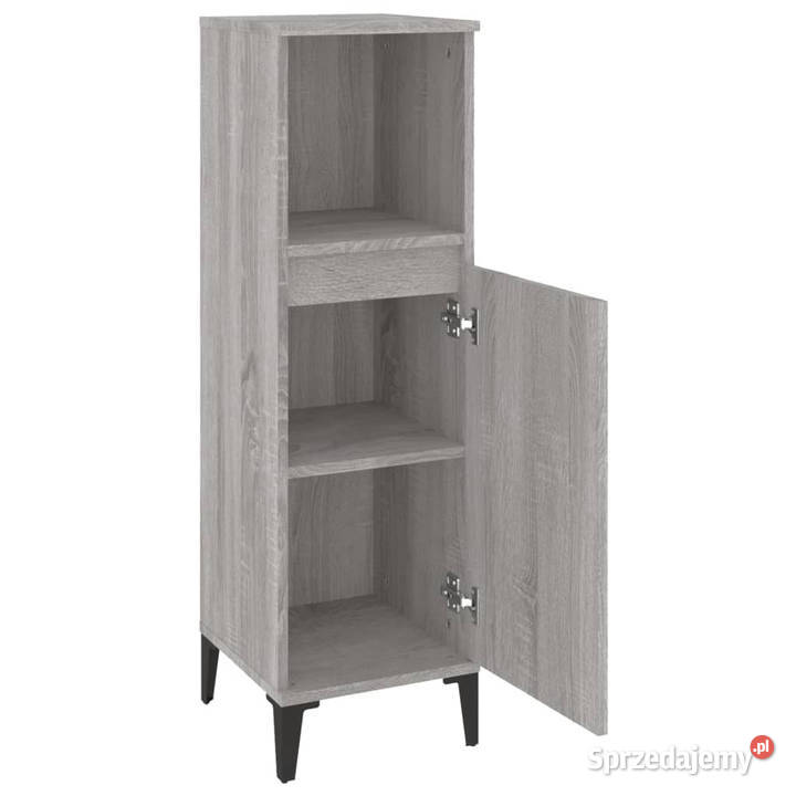 Szafka łazienkowa szary dąb sonoma 30x30x100 Warszawa