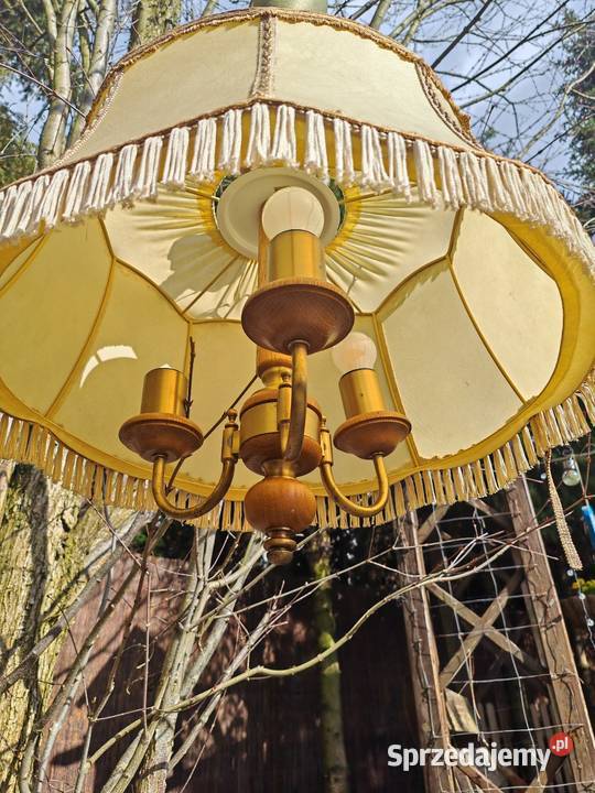 Vintage Lampa z abażurem Osiniec sprzedam