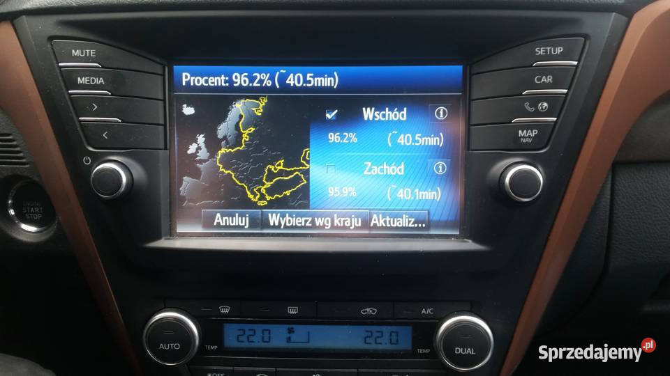Mapa do Toyota Touch Go 1 2 z USB 2023 Nowość sprzedam