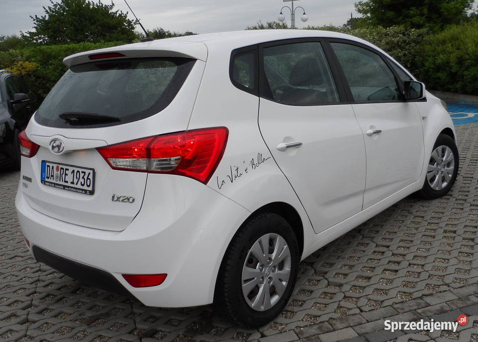 HYUNDAI IX20 14 Mpi 90 Piękny i Zadbany biały Bochnia