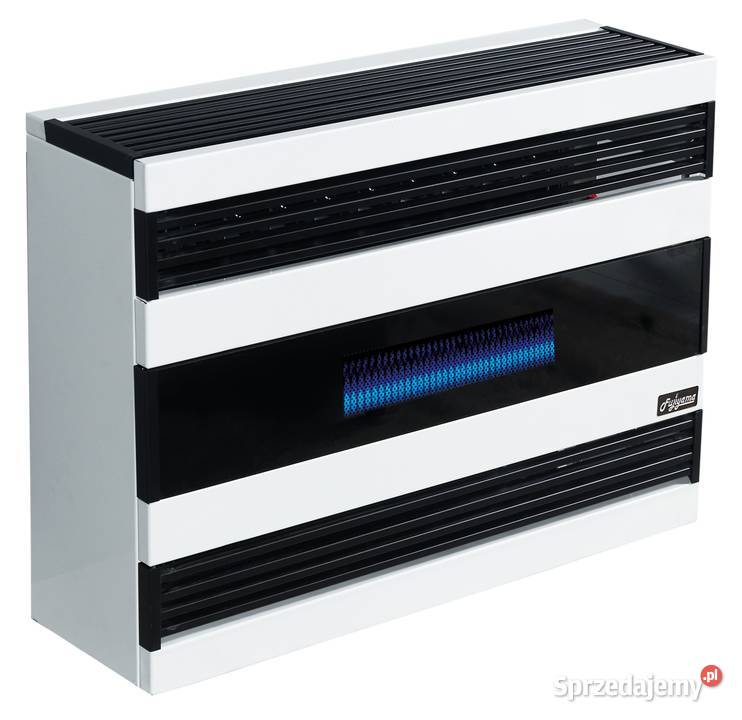 Grzejnik gazowy piecyk gazowy 10kW wentylator stal Piece i kominki Dom i Ogród Stąporków