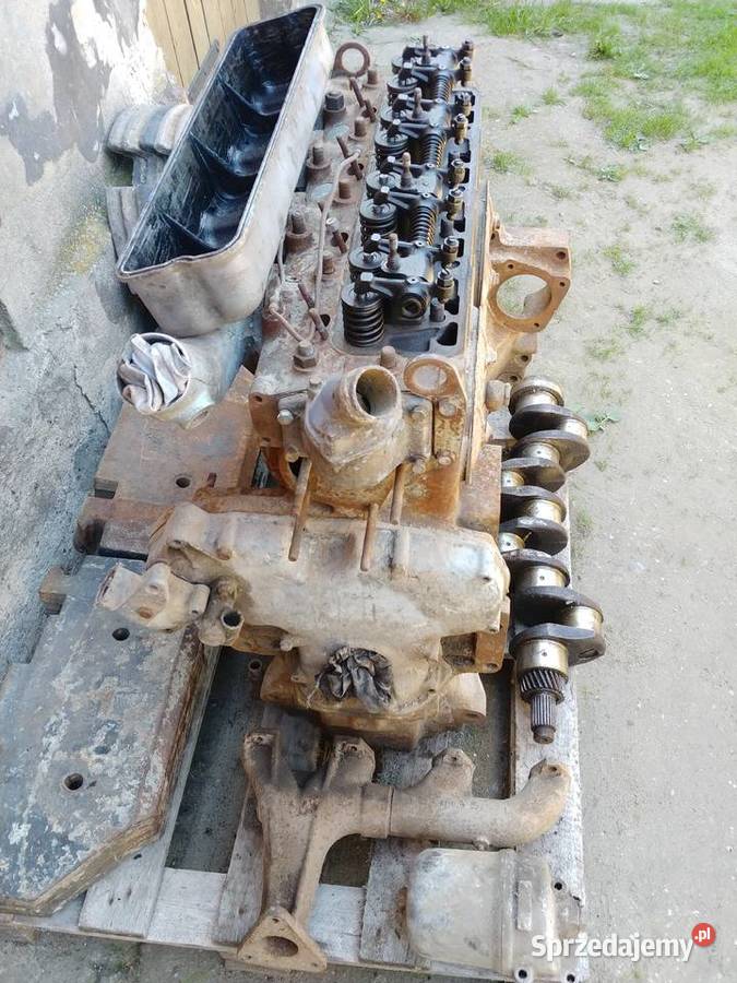 Silnik Ursus 1224 C385 Głowica Blok Wał Korbowy Śmigiel