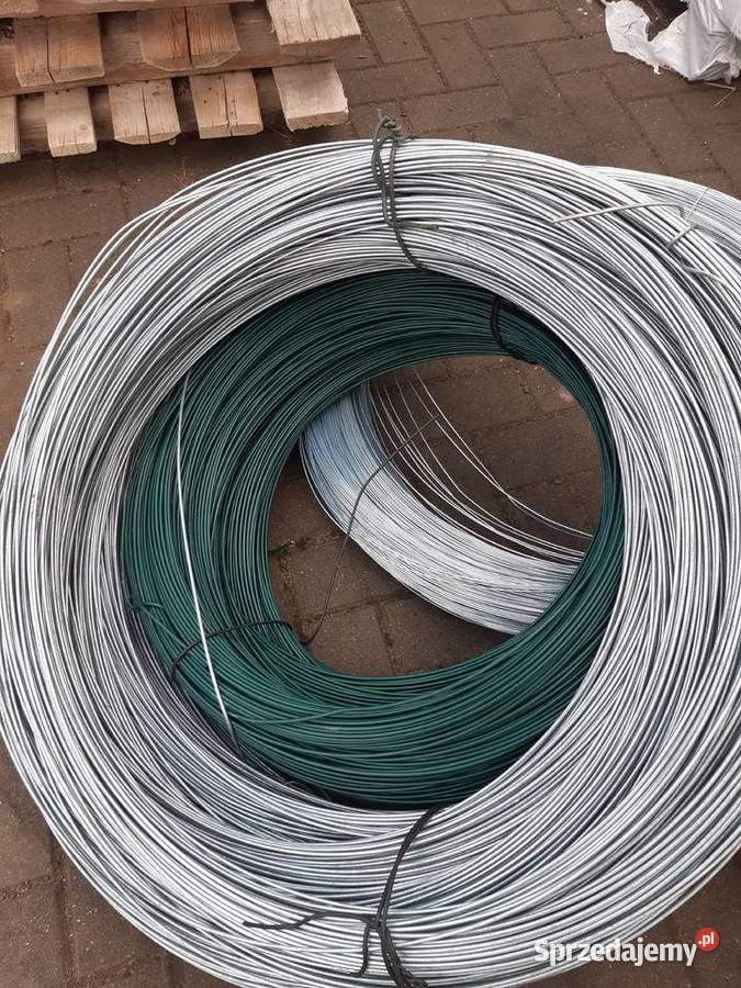Drut ocynkowany do montażu siatki o średnicy Łęczna