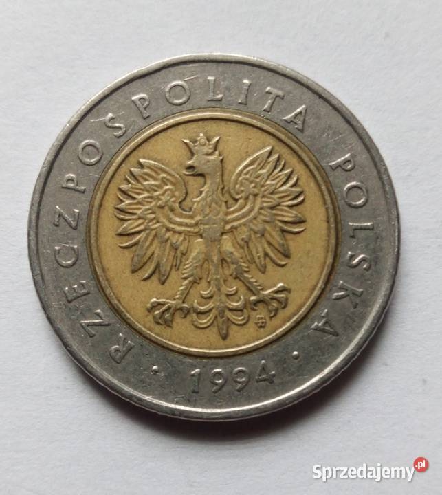 5 złotych 1994 obiegowe Numizmatyka Lublin
