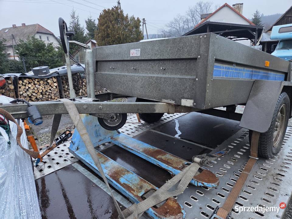 Przyczepka samochodowa 600 ocynk z Niemiec Jawor