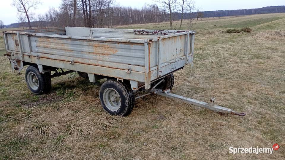 Przyczepa sztywna dwuosiowa nieuszkodzony Udrzynek