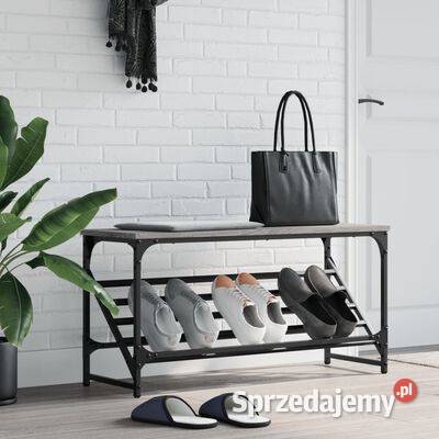 vidaXL Stojak na buty szary dąb sonoma 90x30x45 Warszawa sprzedam