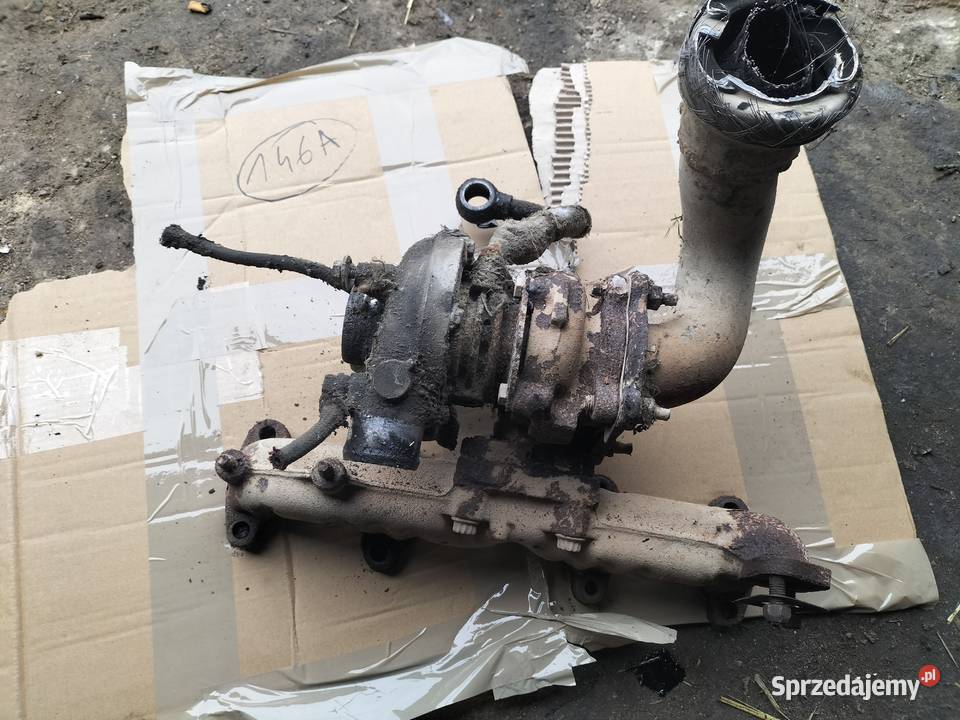 KOLEKOR WYDECHOWY TURBO TURBINA ŁĄCZNIK TŁUMIK Kamień-Kolonia
