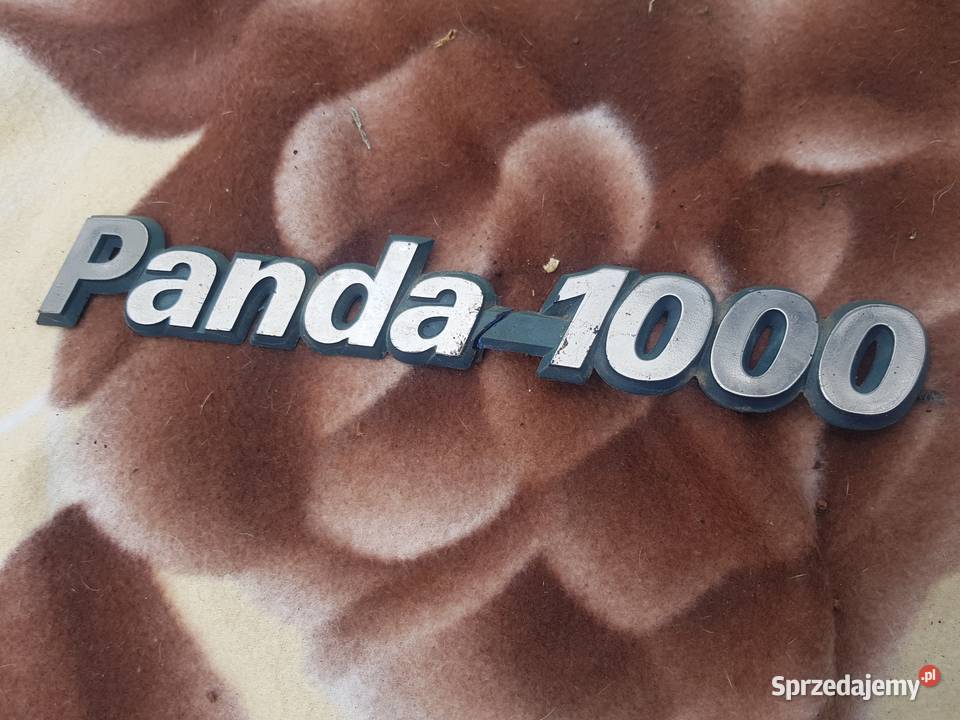 Lata 80teEmblemat Fiat Panda 1Oryginał Barlinek