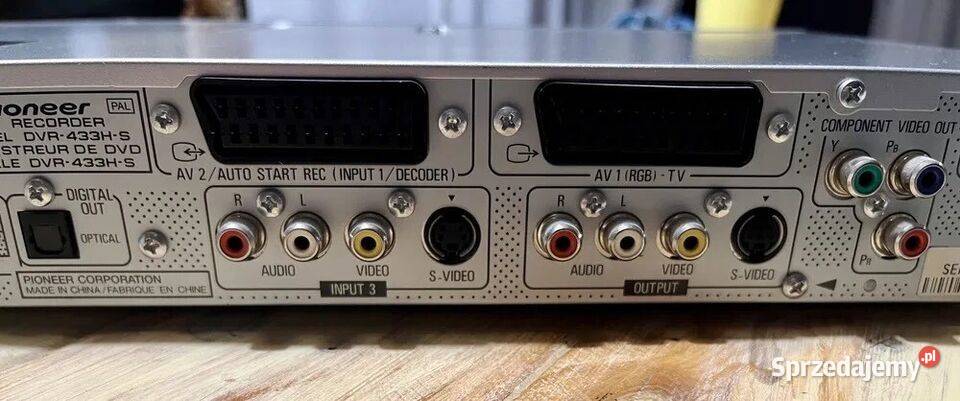Nagrywarka Pioneer DVR433H HDD DVD player Warszawa