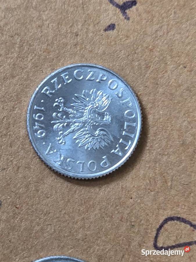 Moneta 1 grosz 3 sztuki z 1949r w doskonałym Busko-Zdrój