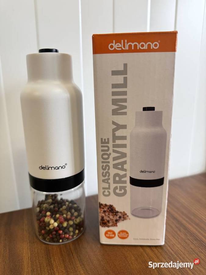 Młynek grawitacyjny do soli lub pieprzu, Delimano